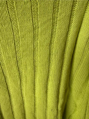 Nasty Gal Neon Lime Ribbed Knit Sweater Small thumbnail 5