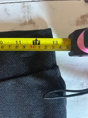 Time & Tru Charcoal Black Stretch Knit Women's Straight Leg Pants | Size XS thumbnail 4