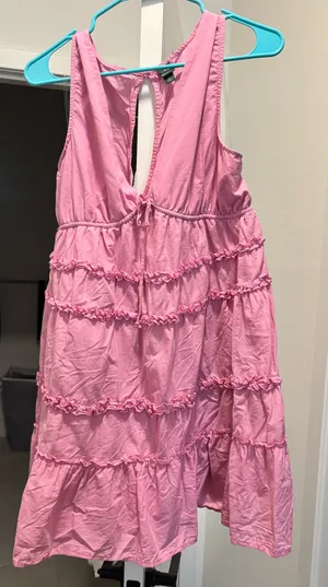 Pink Ruffle Wild Fable Dress thumbnail 1