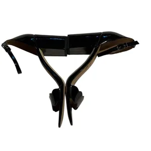 Sam Edelman Odila Black Patent Scalloped Ankle‎ Strap Block Heel Sandals Size 10 thumbnail 11