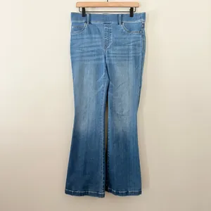 SPANX SPANXshape EveryWear Pull‎ On Flare Jeans Vintage Indigo Size Large thumbnail 3