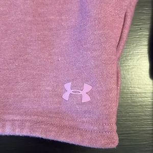 Under Armour Womens Loose Crop Hoodie Sweatshirt Pink XS‎ thumbnail 3