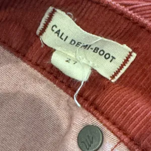 Madewell‎ Cali Demi Boot Rust colored Corduroy Pants Women's 27 thumbnail 4