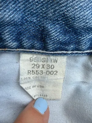 Vintage 90s Wrangler Authentic Jeans Waist Size 29 Mom Altered to Cropped Length thumbnail 9