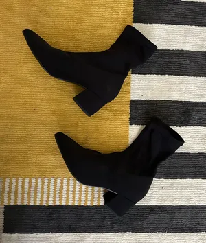 Vagabond Black Boots Mya Shoemakers Pointed Toe Stretch thumbnail 1