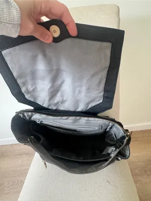 Freshly Picked diaper bag backpack leather zipper pockets baby new mom thumbnail 8
