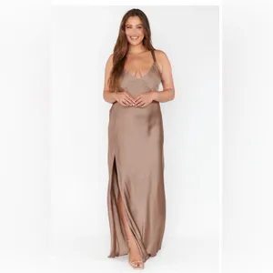 ShowMeYourMumu Anderson Maxi Dress- Dune Luxe Satin thumbnail 11