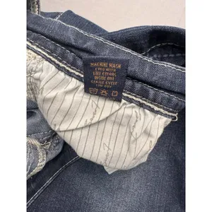 Vintage Seven For All Mankind Bootcut Jeans Women's 12 Dark Wash EUC Denim thumbnail 13
