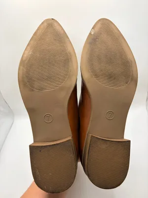 Universal Threads Brown Cutout D’Orsay Flats Minimalist Shoes Ankle Booties Boho thumbnail 9