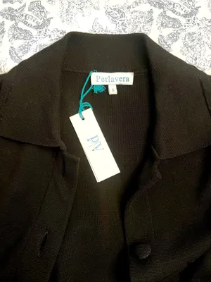 NWT Revolve x Perlavera Tailored Knit Cardigan Sweater thumbnail 4