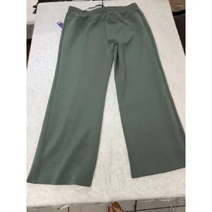Sage Green Wide Leg Lounge Pants Drawstring Waist Plus Size XXL New‎ thumbnail 5