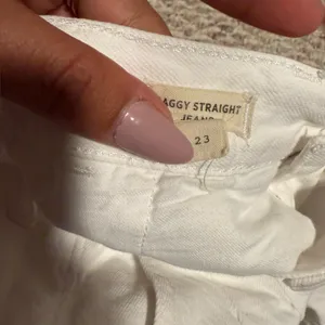 Madewell The Harlow Wide-Leg Jean Baggy Straight in Tile White- Size 23 thumbnail 6