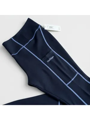 Halfdays Hallie Midweight Merino Legging Navy Blue Womens Size S Base Layer NWT thumbnail 9