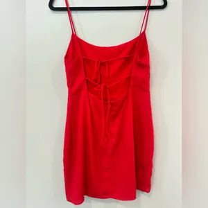 Super Down Revolve Dixie Backless Red Dress Size Medium 2048 thumbnail 4