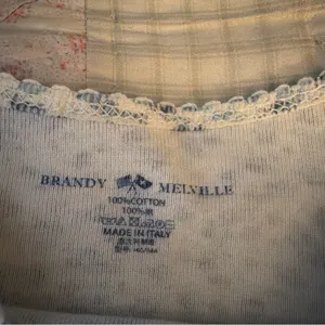 Brandy Melville Blue Floral Camisole thumbnail 3