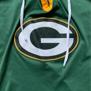 Green Bay Packers Fanatics Green/Gold Team Draft Me Lace-Up Raglan T-Shirt S thumbnail 6