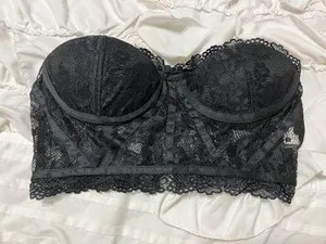 Strapless Top Black thumbnail 2