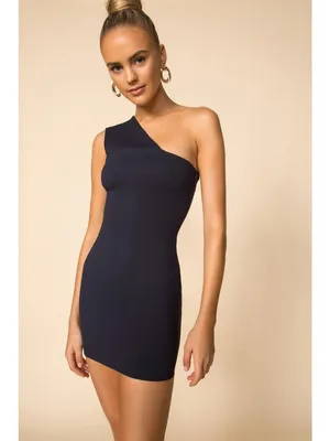 superdown Rockie One Shoulder Dress in Navy XSmall New Womens Bodycon cocktail thumbnail 10