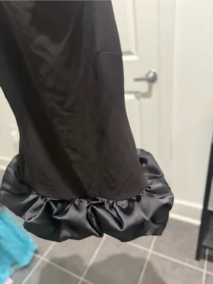 Zara Combination Puff Hem Jumpsuit Dress thumbnail 7