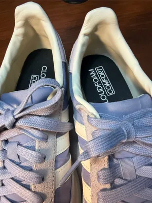 adidas Women's Lavender and White Retro Trainer thumbnail 8