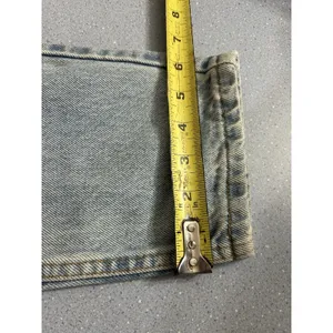 Vintage 90 Levis 550 Relaxed Fit Tapered Leg Jeans Light Wash Made in USA Size 9 thumbnail 13