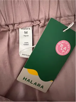 NWT Halara Dusty Pink High Waist Elastic Cotton Tapered Leg Jogger Style Pants thumbnail 5