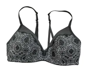 Aerie Gray‎ Lace Bra 36C Soft Stretch Lingerie Everyday Comfort thumbnail 1