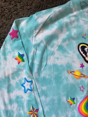 XOXO Lisa Frank Tie Dye T Shirt Size S thumbnail 6