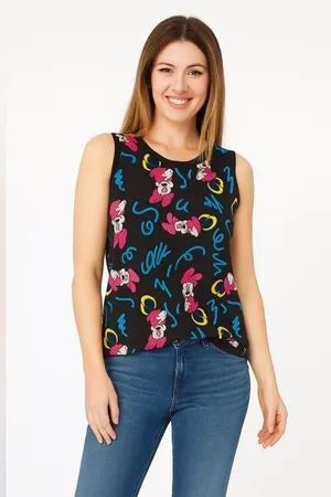 Disney size medium black tank top women’s has Minnie Mouse thumbnail 1