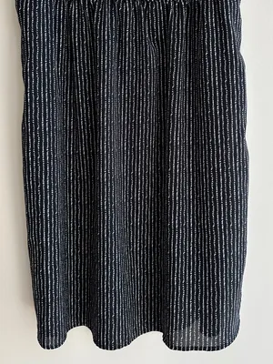 THML Floral Embroidered Black and White Mini Shift Dress, Size Small thumbnail 3