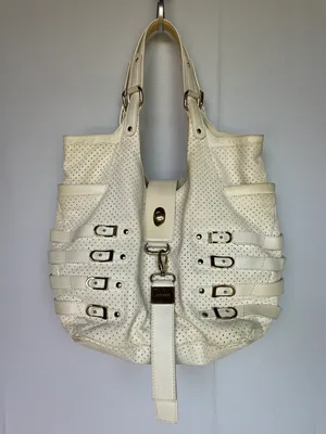 Jimmy Choo Bree perforated leather bag thumbnail 1