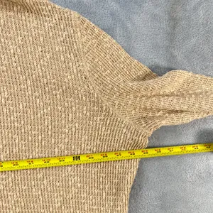Free People We The‎ Free Tommy Turtleneck Sweater Toasted Almond Large Slouchy L thumbnail 8