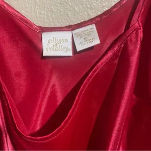Gillian & O’Malley red sparkly slip on tank‎ top Size XL Y2k thumbnail 6