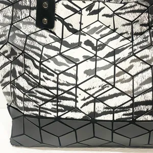 Patrizia‎ Luca Two Tone Geo Tote Bag Zebra Black thumbnail 2