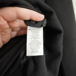 Cable & Gauge Black Bubble Hem Sweatshirt Cropped Modal Blend Loungewear Casual thumbnail 4