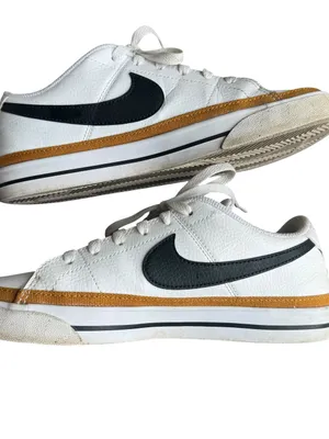 Nike - Court Legacy Next Nature Women’s Sneakers White Black Desert Ochre Sz 8 thumbnail 7