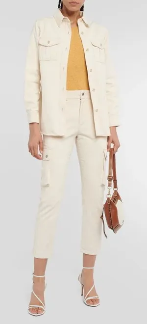 Isabel Marant Evalia Tapered Cotton Cargo Pants‎ thumbnail 1