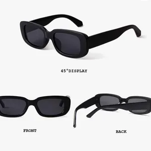 Dollger Retro 90’s Vintage Narrow Sunglasses NWOT thumbnail 8
