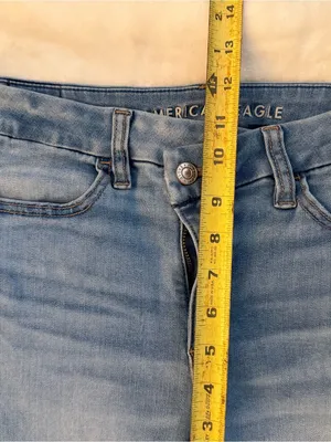 American Eagle Outfitters Medium Blue Skinny Jeans - Women's thumbnail 8