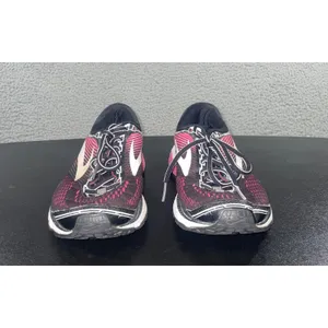 Womens Brooks‎ Ghost 10 Cloud Cushion Athletic Running Shoes Size 7.5 Black Pink thumbnail 2