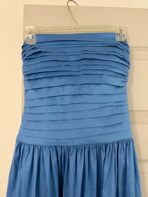 Abercrombie Strapless blue dress thumbnail 7