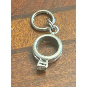 Bracelet charm pendant ring 925 Sterling silver amazing thumbnail 2