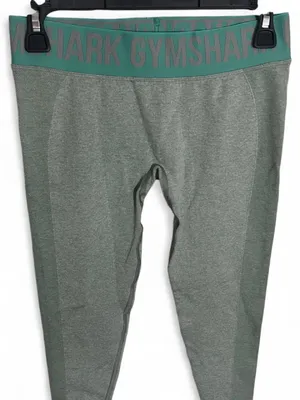Gymshark Flex Low Rise Legging Women’s Size M Spring Green Marl/Jade Green thumbnail 3