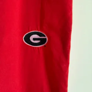 Burcs Georgia Bulldogs UGA Red Scrub Pants Drawstring Small Cotton‎ Blend Unisex thumbnail 7