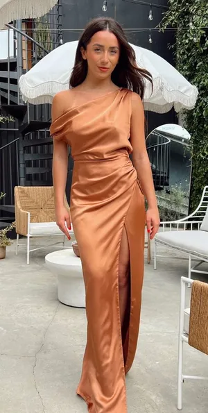 Show me your mumu Jodie dress copper thumbnail 1