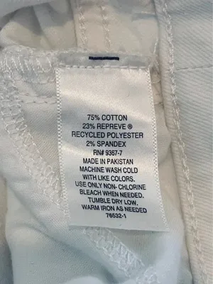 St John’s Bay white capri 5-pocket jeans mid-rise 4 thumbnail 4