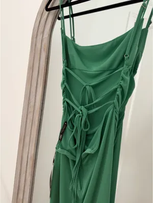 ZARA Dress Green Long thumbnail 3