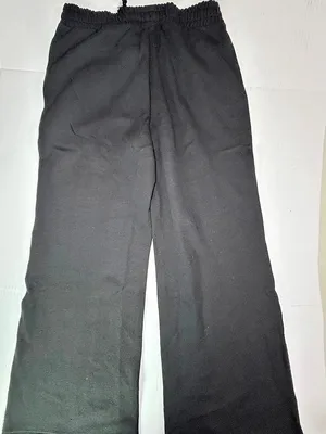 Victoria’s Secret On Point Wide Leg Track Pants in Black Large NWT thumbnail 7
