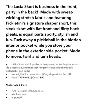 Aerie Pickletini Lucia Skort thumbnail 5