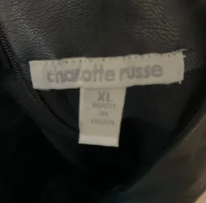 Charlotte Russe Black Faux Leather Skirt thumbnail 4